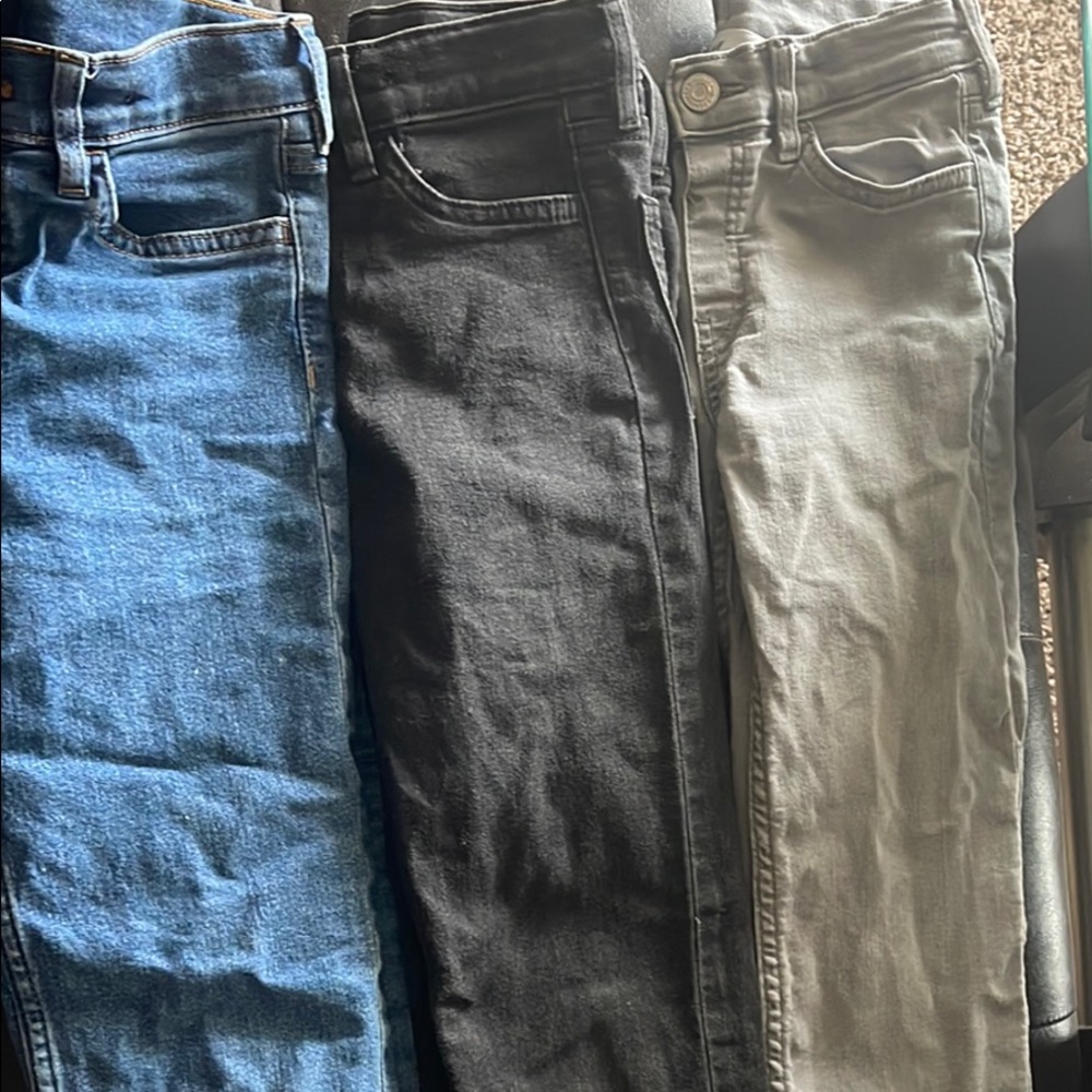 H&M Black and Gray Jeans Classic Denim Bottoms